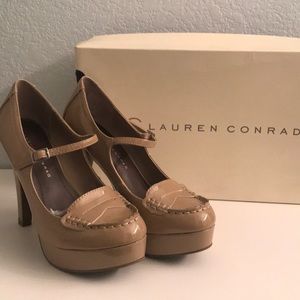 Lauren Conrad kailyn nude platform heels 7.5